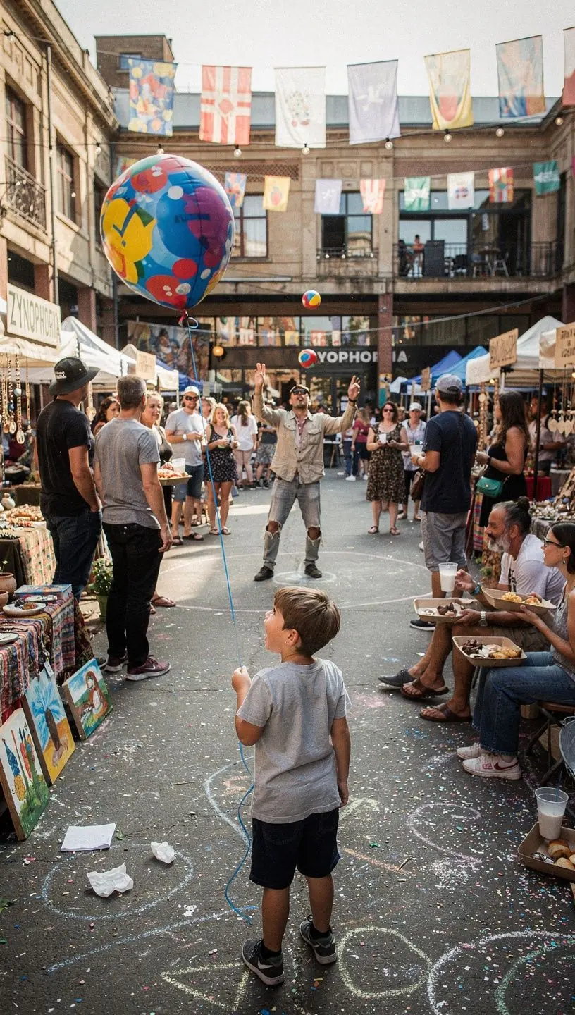 Een kunsttentoonstelling in een van de musea van Zwolle met kleurrijke schilderijen.